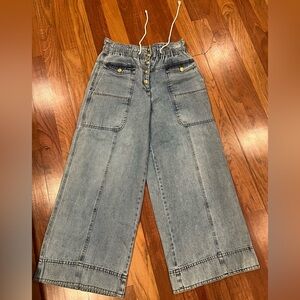 Habitual Gray Wide-Leg Jeans